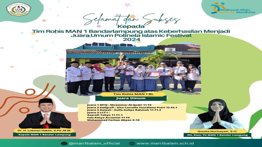 Juara Umum Polinela Islamic Festival 2024