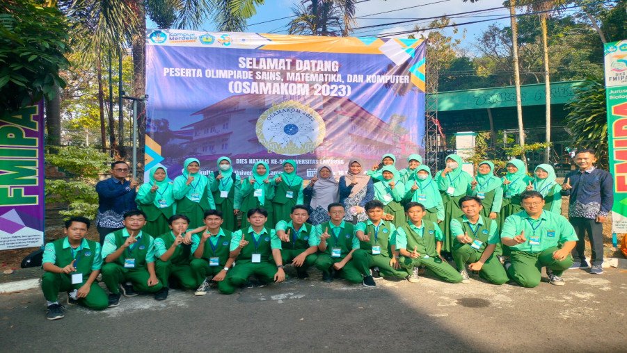 Peserta didik MAN 1 Bandar Lampung Sabet Juara Olimpiade OSAMAKOM UNILA 2023
