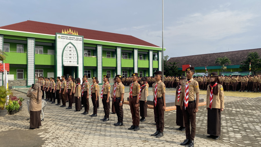 Upacara Peringatan HUT Gerakan Pramuka ke LXIV dan pengukuhan Penegak Bantara Laksana