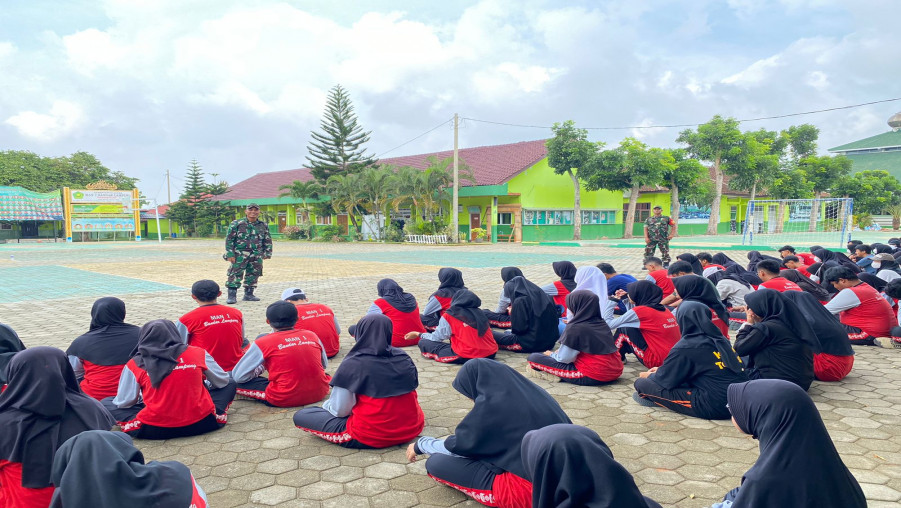 Peserta Didik MAN 1 Bandar Lampung Ikuti Pembekalan Wawasan Kebangsaan dan Kepemimpinan