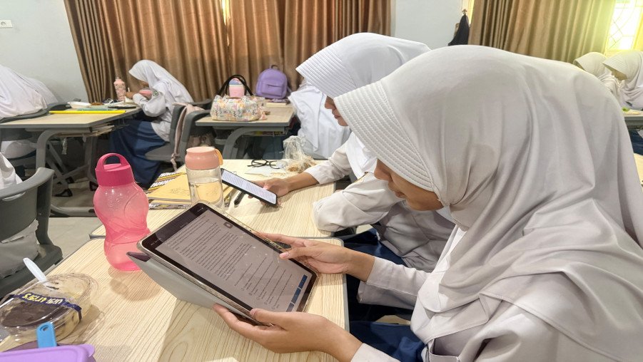 Matangkan Persiapan Hadapi Ujian, MAN 1 Bandar Lampung Gelar Try Out TKA Terintegrasi ANBK Tahap II Bersama Bimbel Genza