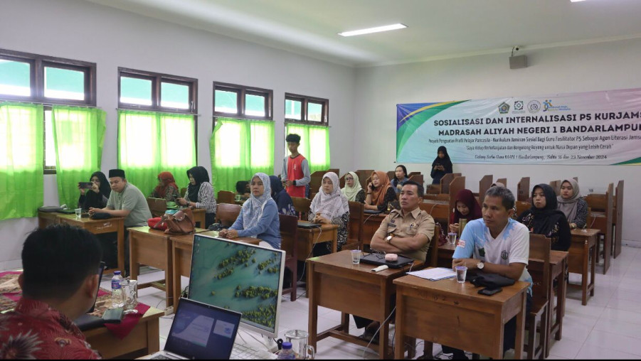 Sosialisasi dan Internalisasi P5 Kurikulum Jaminan Sosial (KURJAMSOS) Kepada Guru MAN 1 Bandar Lampung