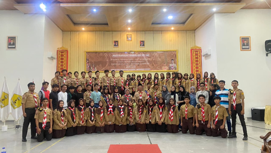 Musyawarah Ambalan ke-40: Pramuka MAN 1 Bandar Lampung Tetapkan Ketua Dewan Ambalan 2025/2026