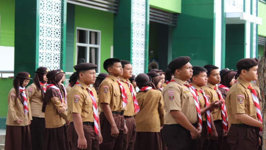 Penuh Rasa Semangat Kebersamaan, Hari Ketiga AMERTA MAN 1 Bandar Lampung dan Hari Pramuka Berlangsung dengan Semarak