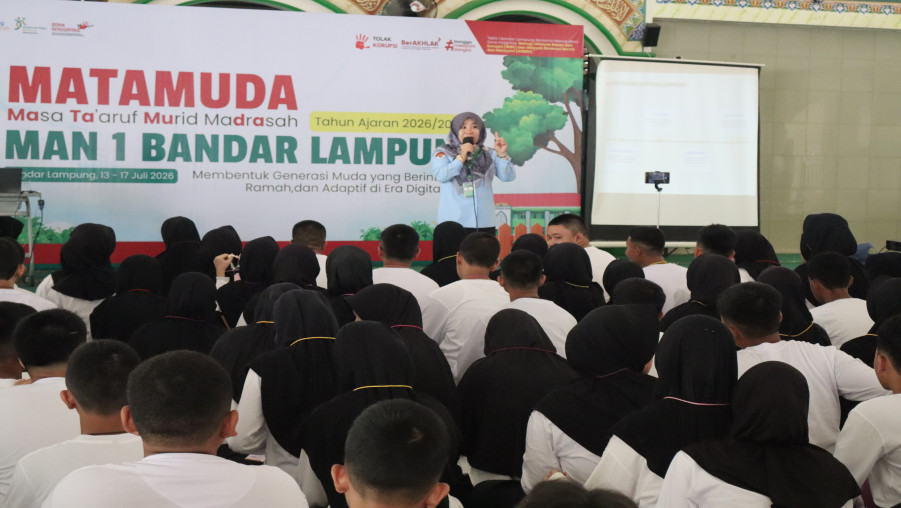 Hari Kedua MATAMUDA, MAN 1 Bandar Lampung Bekali Murid Baru dengan Literasi Digital hingga Penguatan Karakter