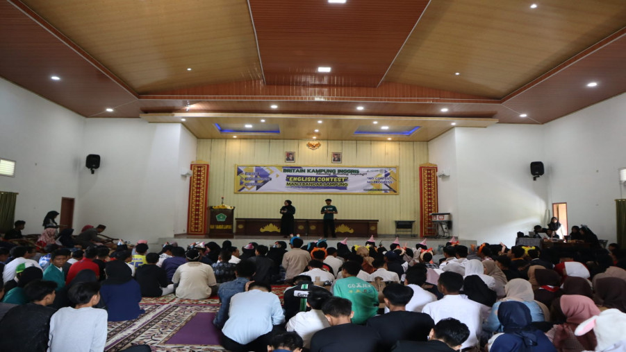 Britain Course Kampung Inggris Pare mengadakan Britain English Contest di MAN 1 Bandar Lampung.