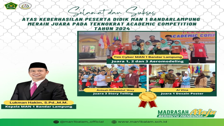Perahian Juara Pada Teknokrat Academic Competition
