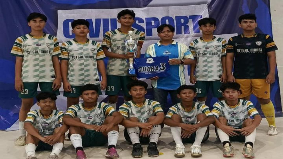 Tim Futsal MAN 1 Bandar Lampung Raih Juara III dalam Civil Sport Competition 2025
