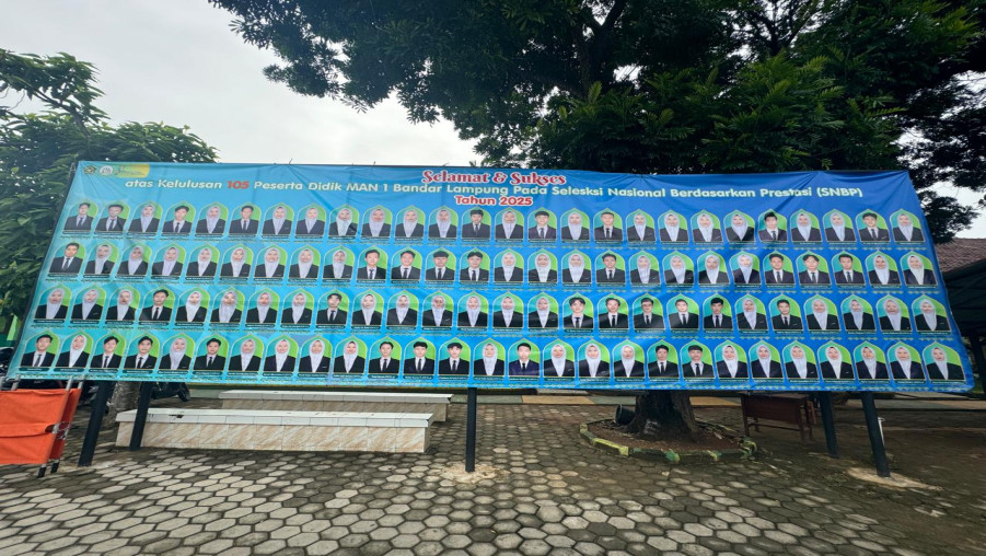 80,84% Peserta Didik MAN 1 Bandar Lampung Angkatan 44 Diterima di PTN