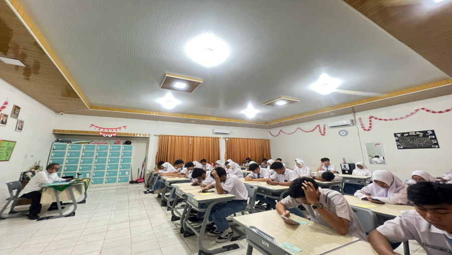 Pelaksanaan Penilaian Akhir Semester Ganjil MAN 1 Bandarlampung Tahun Pelajaran 2022/2023