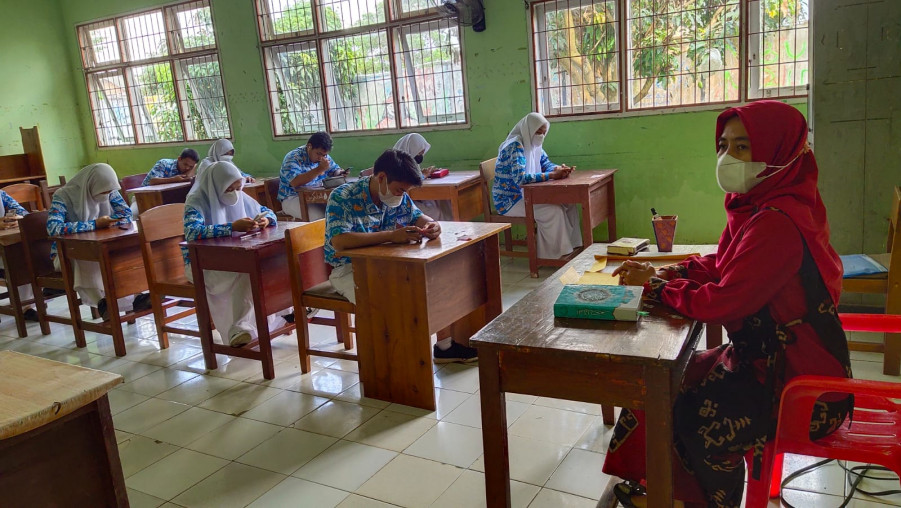428 Peserta Didik Kelas XII MAN 1 Bandar Lampung Selesai Ikuti Ujian Madrasah
