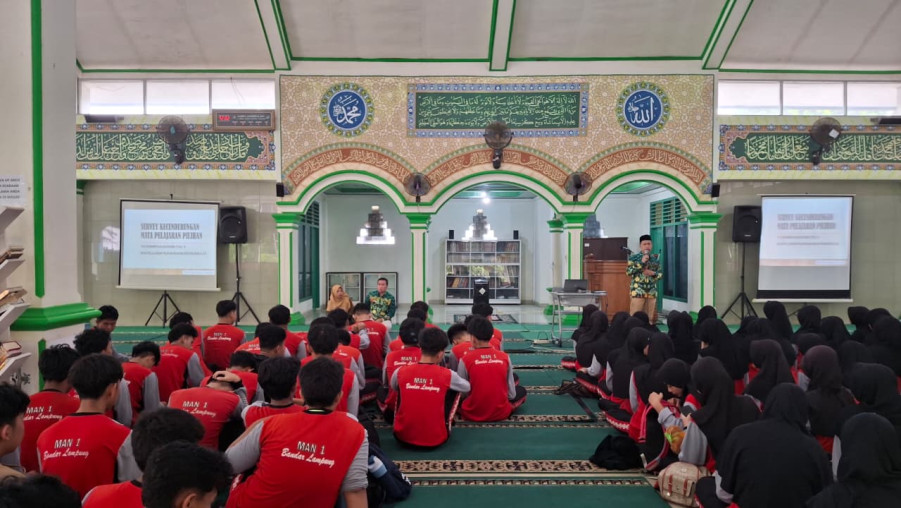 MAN 1 Bandar Lampung Sosialisasikan Pra-Penjurusan dan TKA bagi Siswa Kelas X