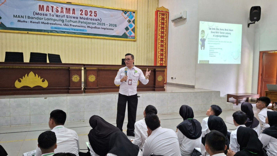 528 Siswa Baru MAN 1 Bandar Lampung Antusias Ikuti MATSAMA Hari Pertama