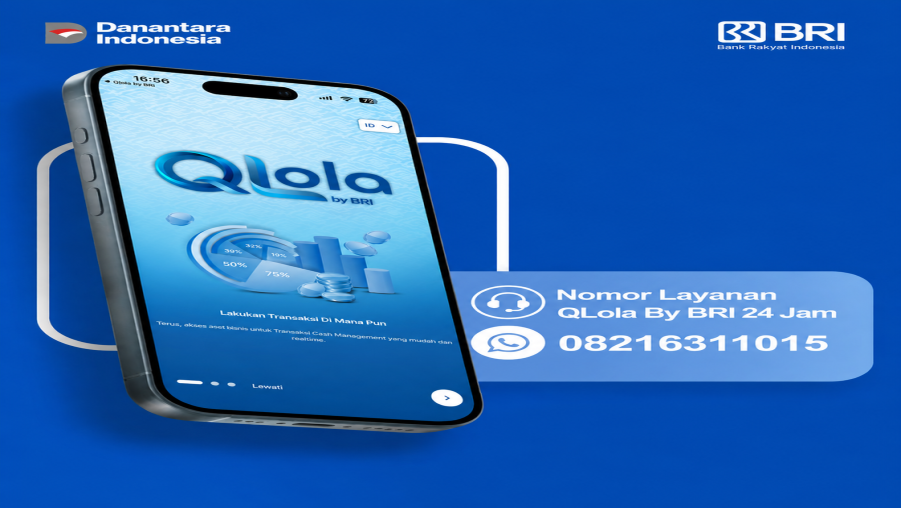 Layanan Dukungan QLola BRI di 0821-6311015 Layanan Resmi WA QLola BRI