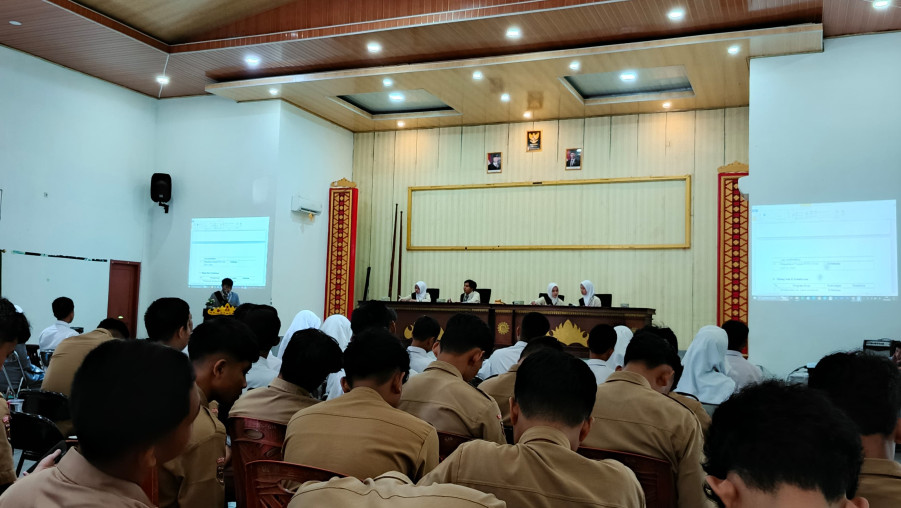 OSIS & MPK MAN 1 Bandar Lampung Mengadakan Kegiatan Sidang Laporan Pertanggung Jawaban (LPJ)