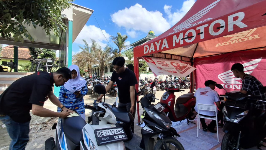 Honda Daya Motor Hadirkan Layanan Servis Gratis di MAN 1 Bandar Lampung