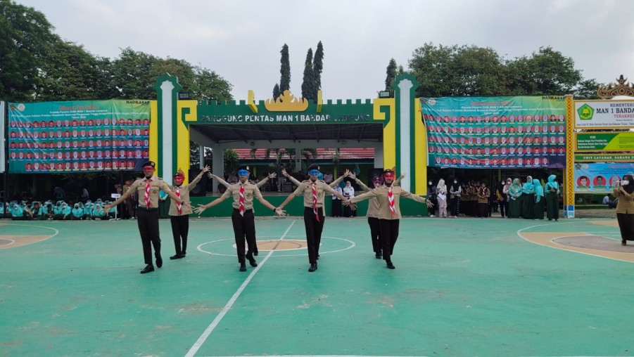 Demo Ektrakurikuler  Mewarnai Matsama MAN 1 Bandar Lampung