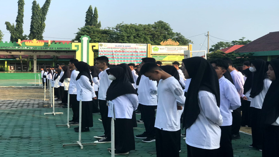 MAN 1 Bandar Lampung mengadakan Masa Ta'aruf Siswa Madrasah (Matsama) untuk seluruh siswa baru