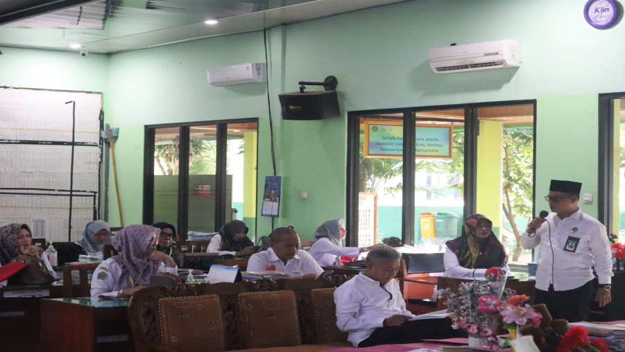 Briefing Hari Pertama Asesmen Madrasah Tahun Pelajaran 2022/2023 MAN 1 Bandar Lampung