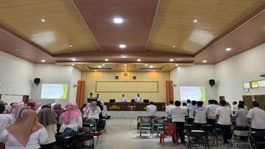Jelang Pembagian Rapor, MAN 1 Bandarlampung Gelar Rapat Pengisian RDM