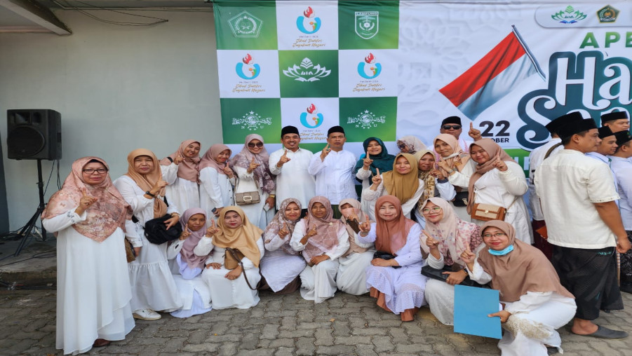 MAN 1 Bandarlampung Turut Berpartisipasi pada Peringatan Hari Santri Nasional 2023