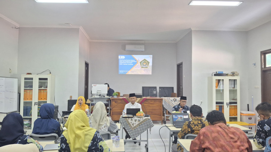 KPPN Bandar Lampung Gelar Sharing Session Pembanguan Zona Integritas Menuju WBK dan WBBM di MAN 1 Bandar Lampung