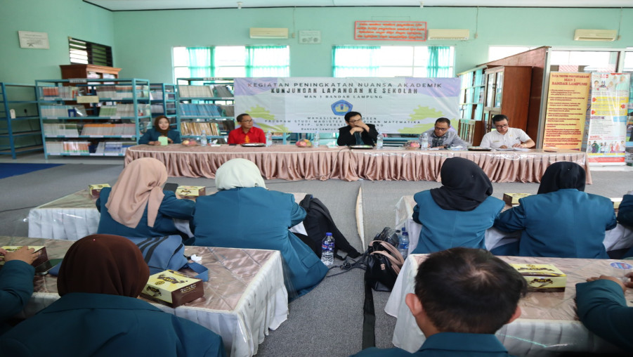 MAN 1 Bandarlampung Terima Kunjungan Akademik Unila