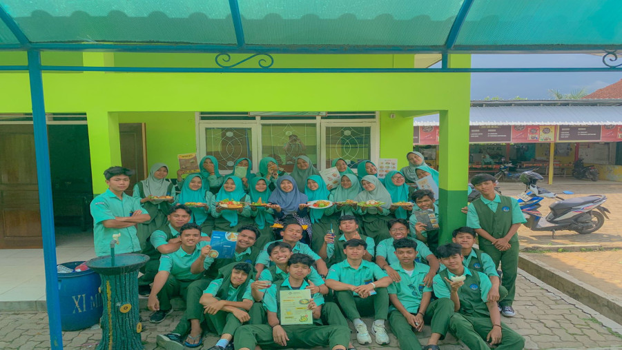 Siswa Kelas XII MAN 1 Bandar Lampung Ikuti Ujian Praktik