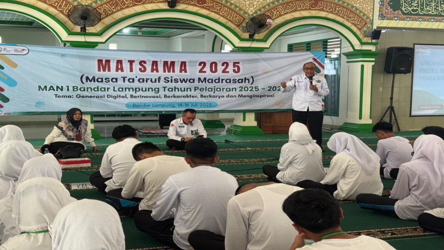 Siswa Baru MAN 1 Bandar Lampung Terima Pembekalan dan Motivasi di Hari Kedua Matsama