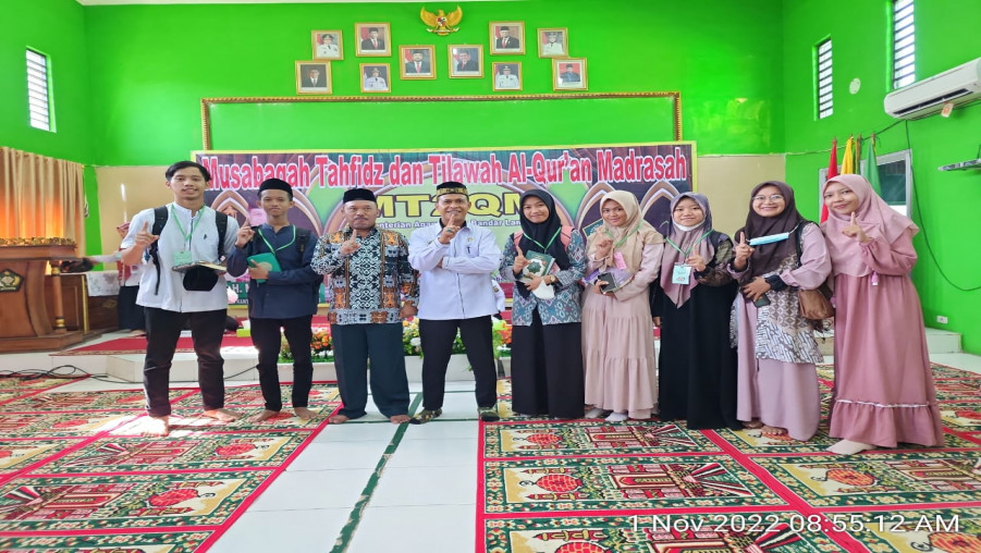 Peserta Didik MAN 1 Bandar Lampung Borong Juara pada Perlombaan MTQ2M Kota Bandar Lampung