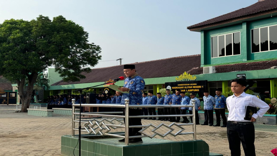 Peringatan Hari Lahir Pancasila MAN 1 Bandarlampung