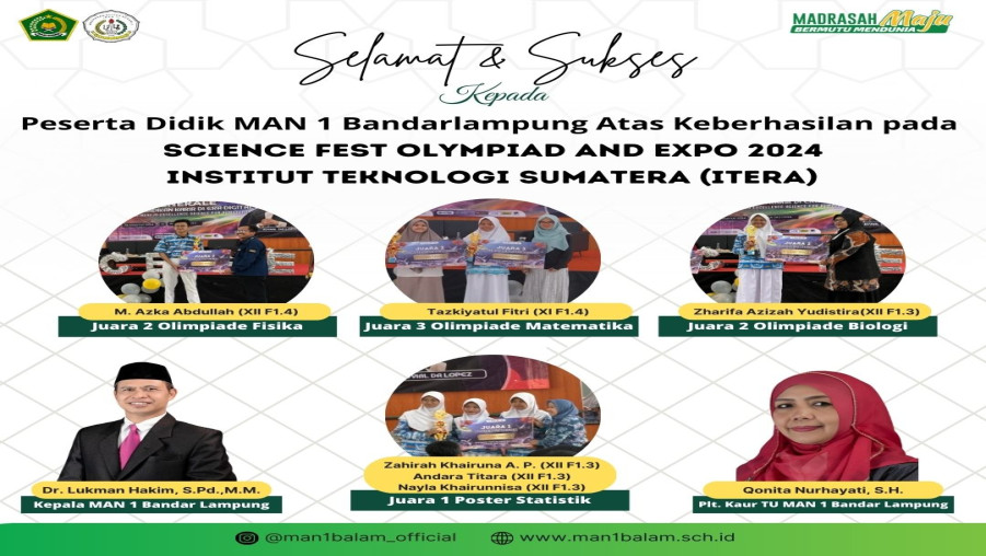 Peraihan Prestasi Science Fest Olympiad and Expo 2024