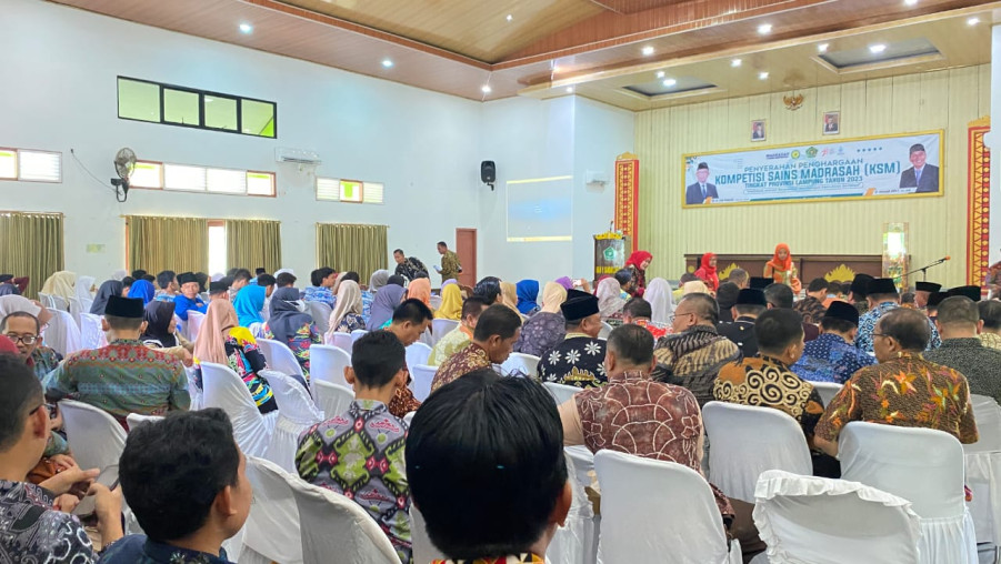 Penutupan Kompetisi Sains Madrasah (KSM) Tingkat Provinsi Lampung tahun 2023 di MAN 1 Bandar Lampung