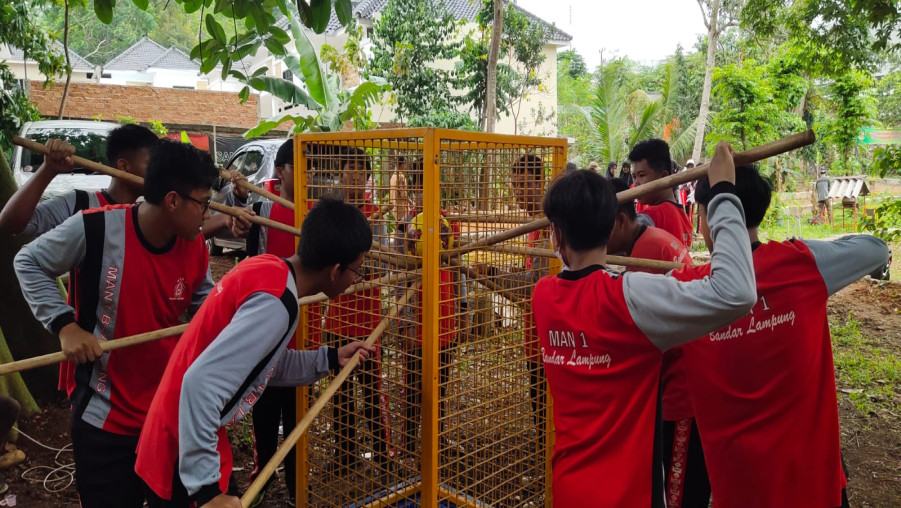 Keseruan Outbound Kelas X Unggul MAN 1 Bandar Lampung