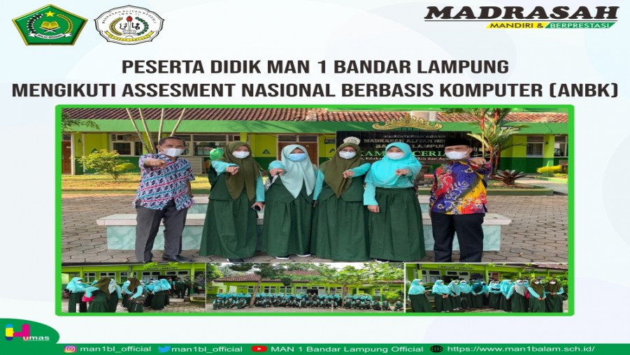 Siswa MAN 1 Bandar Lampung Ikuti ANBK