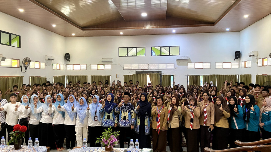 Dinas Kesehatan Kota Bandar Lampung Laksanakan Gerakan Posyandu Aktif di MAN 1 Bandar Lampung