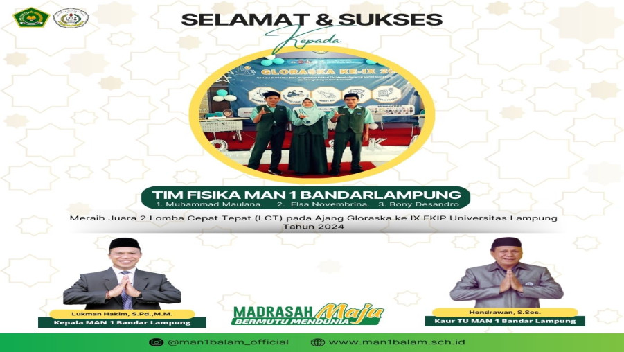 Juara 2 LCT Gloraska IX FKIP Unila