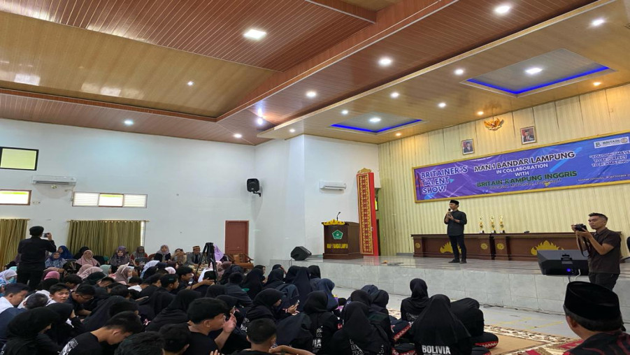 MAN 1 Bandar Lampung Menggelar Britainer's Talent Show Berkolaborasi dengan Kampung Inggris