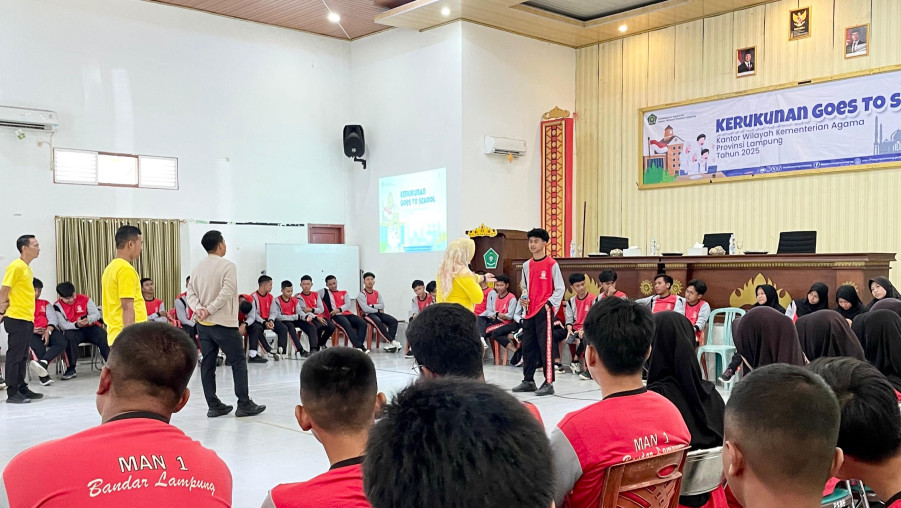 Kerukunan Goes To Campus oleh Kanwil Kemenag Provinsi Lampung di MAN 1 Bandar Lampung