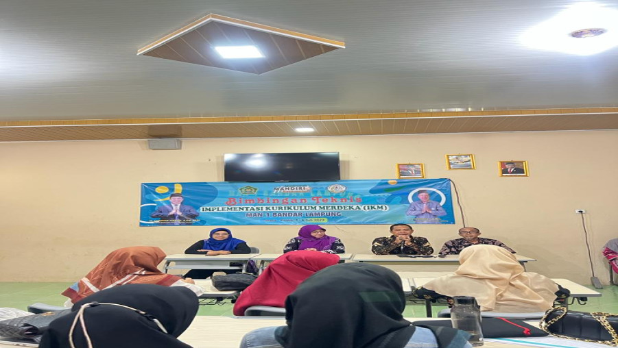 Hari Terakhir Bimtek IKM MAN 1 Bandar Lampung, Ini Pesan Kamad