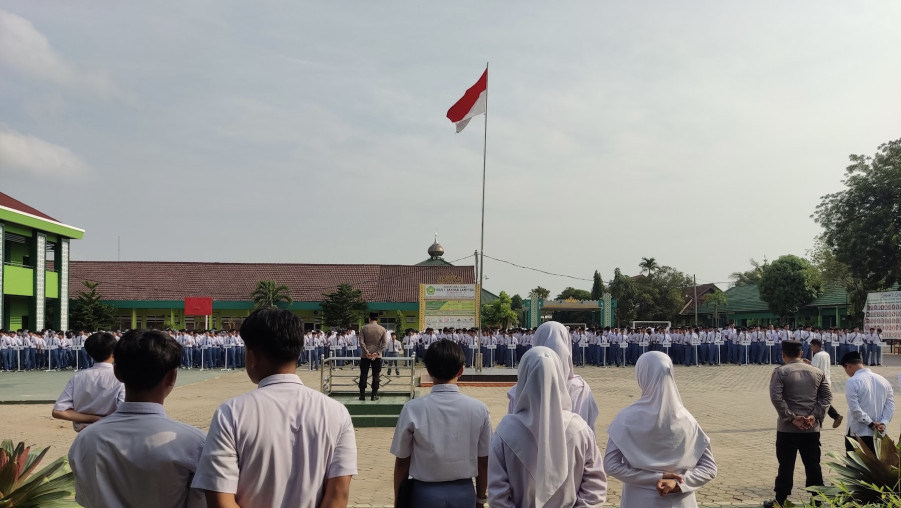 Apel Pagi di Pekan Kedua Bulan Oktober oleh anggota POLDA Lampung