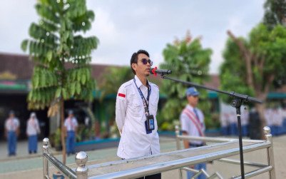 Jadi Pembina Upacara di MAN 1 Bandar Lampung, BNN Lampung Edukasi Siswa Soal Bahaya Narkoba