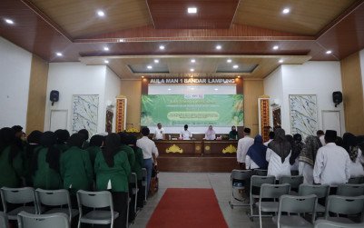 Pelepasan Mahasiswa KKN UIN Kelompok 24 di MAN 1 Bandar Lampung