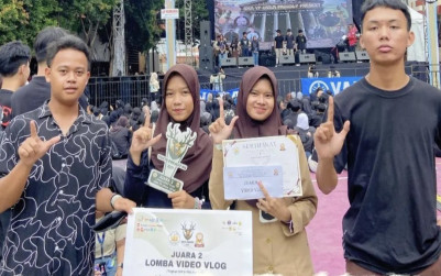 Tim Jurnalistik Raih Juara 2 Lomba Vlog Tingkat Provinsi di Youth Project VII