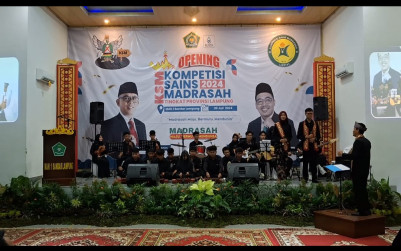 Orkes Siswa MAN 1 Bandarlampung Meriahkan Pembukaan KSM Tingkat Provinsi