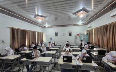 Hari Pertama Pelaksanaan TKA dan Asesmen Nasional Tahun 2026 di MAN 1 Bandar Lampung Berlangsung Kondusif