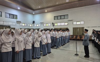 MAN 1 Bandar Lampung Gelar Apel Pembukaan Ujian Madrasah Tahun Ajaran 2025/2026