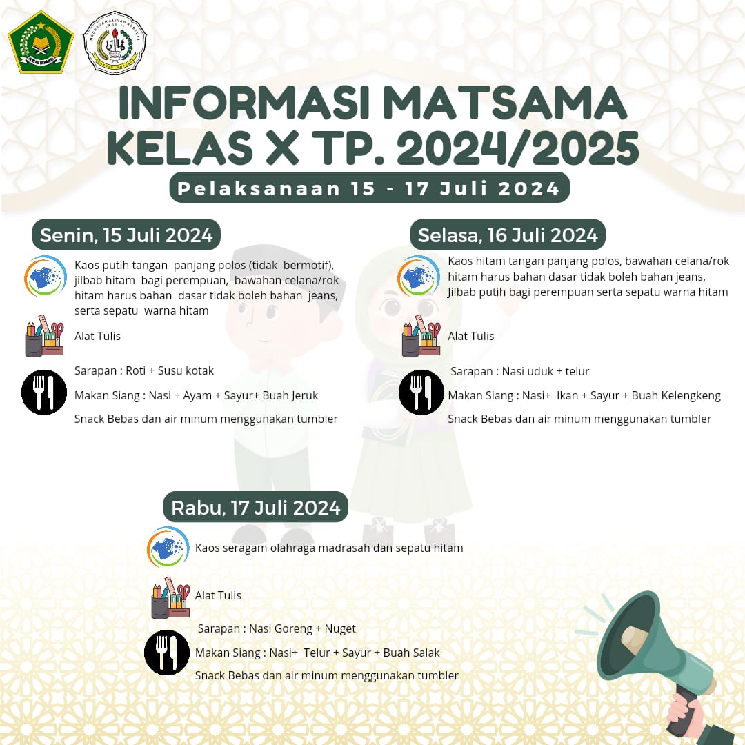 Informasi Matsama Kelas X TP.2024/2025