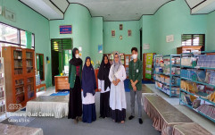 Kunjungan Literasi Mahasiswa UIN ke Perpustakaan MAN 1 Bandar Lampung