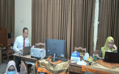 Tim Pembangunan Zona Integritas MAN 1 Bandar Lampung mengikuti kegiatan Rakor Pusat
